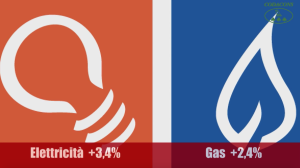 luce e gas rincari da 1 ottobre